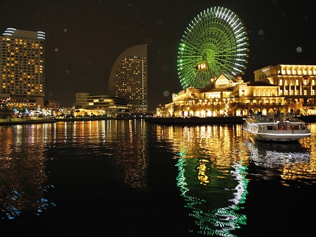 屋形船のげまる【ずーみん】屋形船から見た横浜の景色 独り占め!