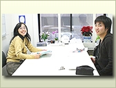 1対1個人指導も快適な学習環境で受講。(床暖房・ヤマハによる防音完備)