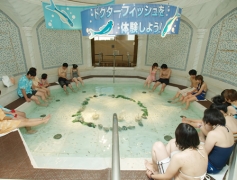 ドクターフィッシュの足湯