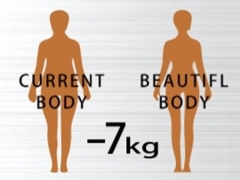 2ヶ月間で-7kgの脂肪量を設定
